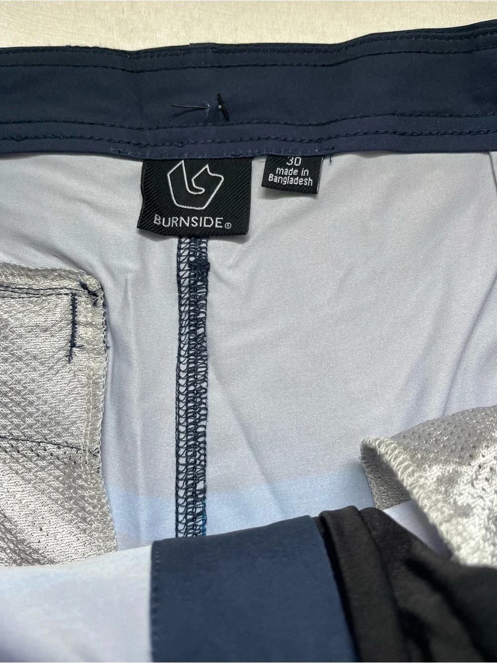 Burnside Men’s Quick Dry Performance stretch surf board shorts 30 NWT